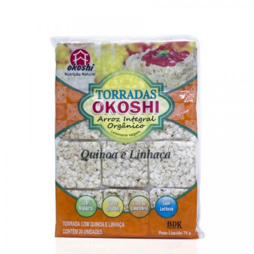 Okoshi quinoa e linhaça