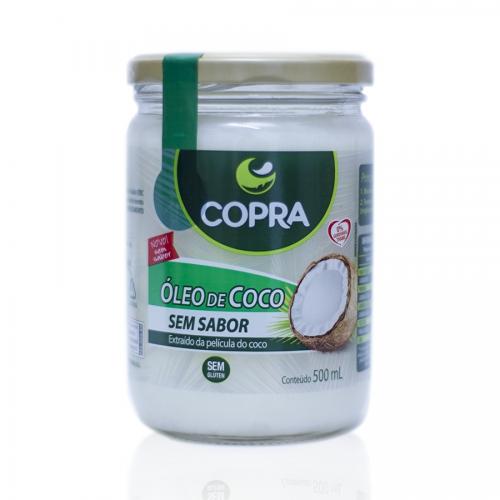 Óleo de coco sem sabor