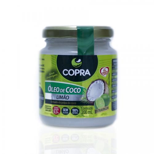 Óleo de coco sabor limão