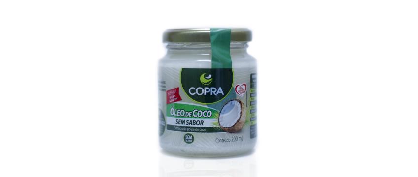 Óleo de coco sem sabor